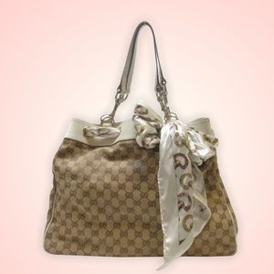 gucci bag scarf